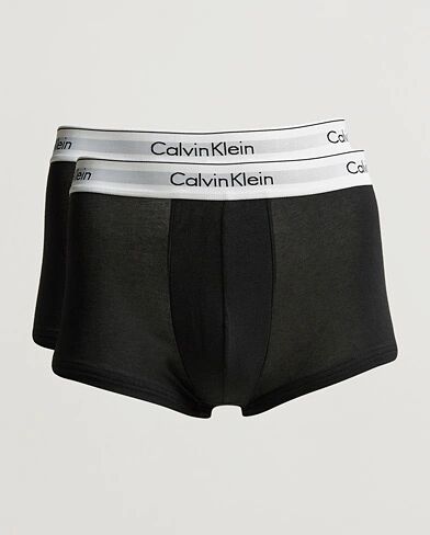 Calvin Klein Modern Cotton Stretch Trunk 2-Pack Black men L Sort