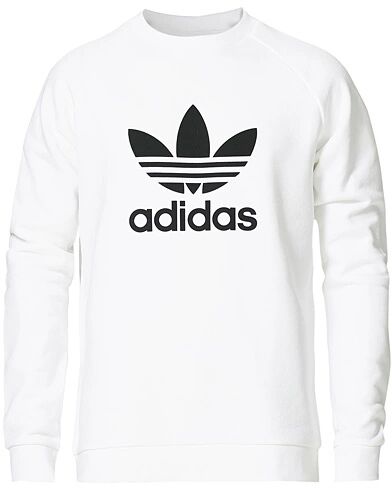 adidas Originals Trefoil Crew Neck Sweatshirt White men M Hvid