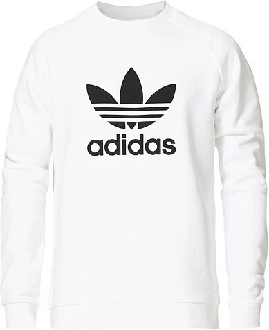 adidas Originals Trefoil Crew Neck Sweatshirt White men XS Hvid