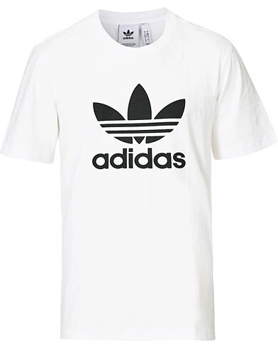 adidas Originals Trefoil Crew Neck Tee White men L Hvid