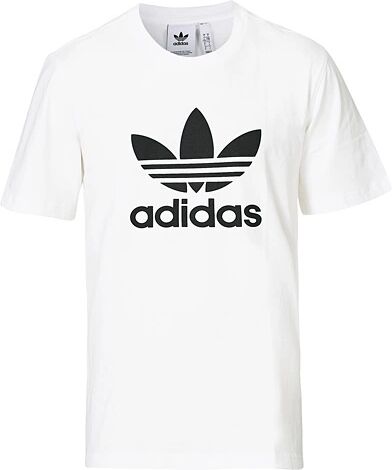 adidas Originals Trefoil Crew Neck Tee White men S Hvid