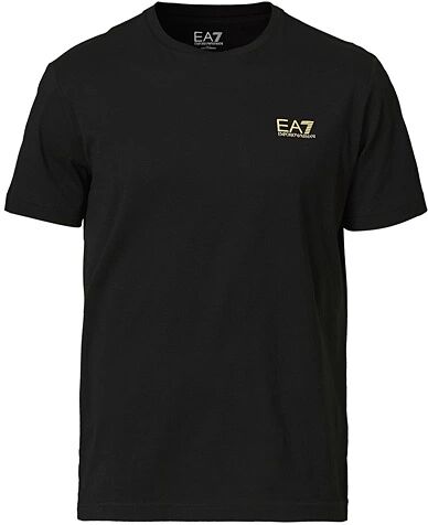 EA7 Train Logo Crew Neck Tee Black/Gold men M Sort