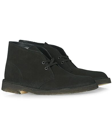 Clarks Originals Desert Boot Black Suede men UK10 - EU44,5 Sort