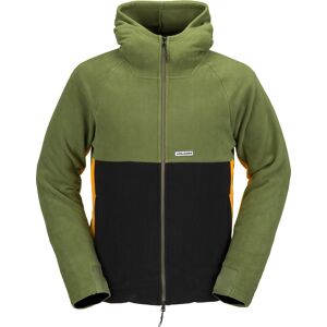 Volcom POLAR FLEECE HOODED FULL ZIP MILITARY S