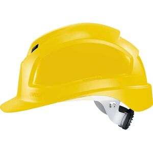 Uvex Casco de protección pheos B-WR, 52 - 61 cm, cinta textil de 6 puntos, amarillo