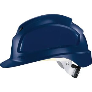 Uvex Casco de protección pheos B-WR, 52 - 61 cm, cinta textil de 6 puntos, azul, a partir de 5 unid.