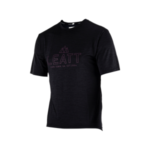 Leatt Camiseta de MTB  Trail 1.0 Negro