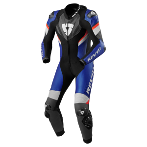 REV'IT! Mono de Cuero Piece Suit Hyperspeed 2 Negro-Azul