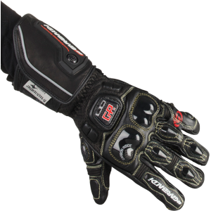 Garibaldi Guantes de Moto  Gladius Kangaroo KV. Negros