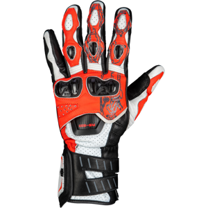 iXS Guantes de Moto  Sport RS-200 3.0 Blanco-Rojo-Negro