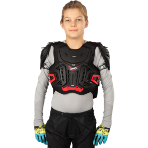 Leatt Peto  4.5 Pro Junior Negro-Rojo