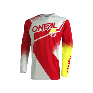 O'Neal Camiseta de Cross  Element Racewear Rojo-Gris-Amarillo