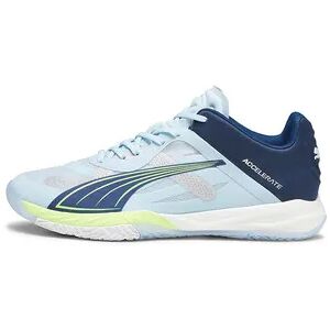 Puma ACCELERATE NITRO SQD - Zapatillas de balonmano hombre silver sky/persian blue/puma white