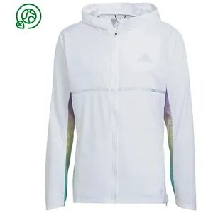 Adidas OWN THE RUN COLORBLOCK - Chaqueta hombre white/black/purrus/semiru