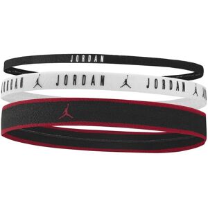 Set de 3 cintas para la cabeza Nike Jordan Negro/Blanco/Rojo Unisex - DX7943-036