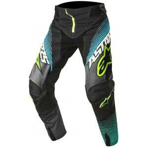 Pantalón Alpinestars Techstar Factory Negro Verde Azul Amarrillo  3721017-107