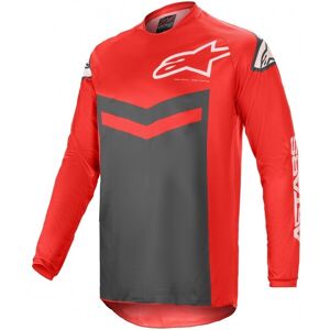 Camiseta Alpinestars Fluid Speed Rojo Antracita  3762621-3011