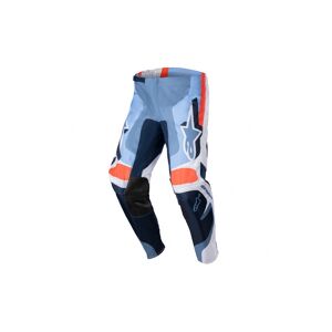 Pantalón Alpinestars Fluid Agent Night Navy Hot Naranja  3722223-7141