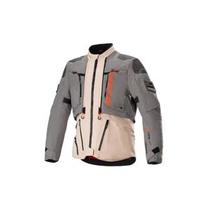 Chaqueta Alpinestars Amt-10R Drystar Xf Gris Marrón Naranja  3209623-9684