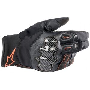 Guantes Alpinestars Smx-1 Drystar Negro Rojo Fluor  3520723-1030