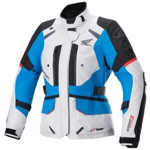 Chaqueta Alpinestars Honda Stella Andes V3 Drystar Gris Azul Rojo Brillo