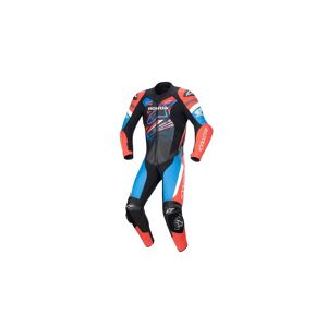 Mono Alpinestars Honda Gp Force Leather Suit Negro Brillo Rojo Azul