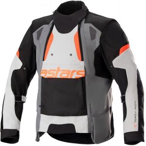 Chaqueta Alpinestars Halo Drystar Gris Oscuro Gris Ice Negro  3204822-9049