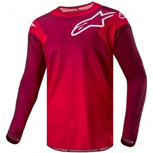 Camiseta Alpinestars Racer Hoen Mars Rojo Burgundy  3761324-368