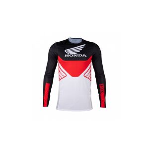 Camiseta Fox Flexair Honda Negro Blanco  31269-018