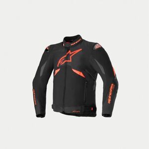 Chaqueta Alpinestars T-Gp R V3 Drystar Negro Rojo Fluor Blanco  3205824-1321