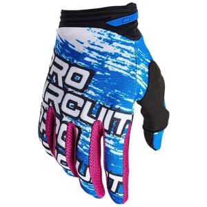 Guantes Fox Pro Circuit 180 Blanco Azul  30855-059