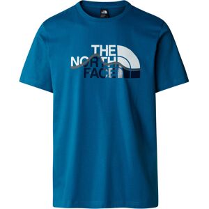 The North Face mountain line camiseta montaña manga corta hombre Azul (M)