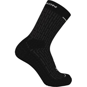 Salomon ultra glide crew calcetines running Negro (M)