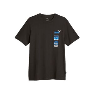 Puma - Camiseta Graphic Vertical, Hombre, Black, M
