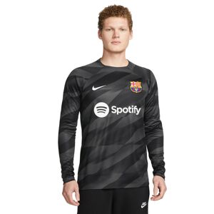 Nike - Camiseta FC Barcelona Segunda Equipación Portero 2023-2024, Unisex, Anthracite-Black-White, L