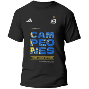 Adidas - Camiseta Campeón Split 2 Kings League 2023, Unisex, Black, M