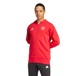 Adidas - Chaqueta Manchester United Pre-Match 2024-2025, Unisex, Red, L