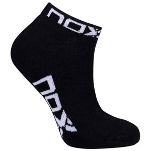 Calcetines Nox Tobillero Negro Blanco 1 Par -  -35-39