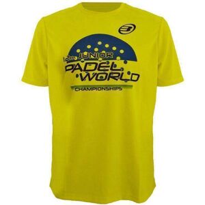 Camiseta Bullpadel Mundial Menores Amarillo Fluor Junior