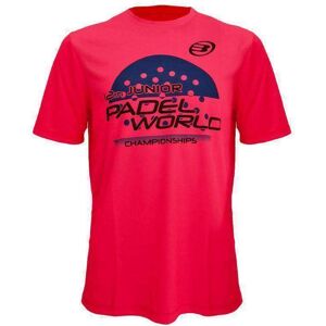 Camiseta Bullpadel Mundial Menores Rosa Fluor Junior -  -16a