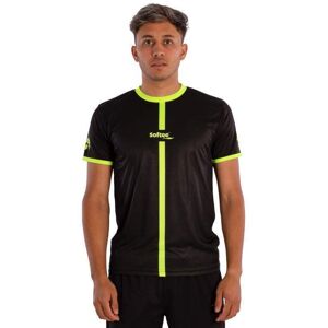 Camiseta Softee Tipex Negro Amarillo Fluor -  -XXL