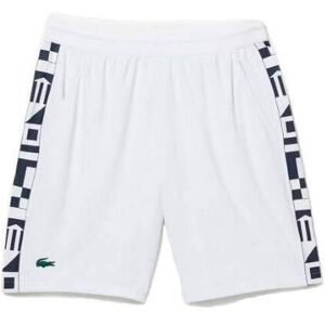 Short Lacoste Sport Blanco Estampado -  -XL