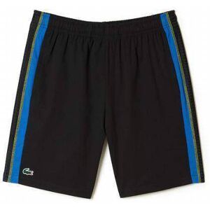 Short Lacoste Sport Negro Amarillo