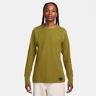 Nike Life Camiseta de manga larga y alta densidad con diseño tipo gofre - Hombre - Verde (XS)