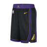 Los Angeles Lakers City Edition 2023/24 Pantalón corto Nike Dri-FIT Swingman de la NBA - Hombre - Negro (XL)