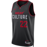 Jimmy Butler Miami Heat City Edition 2023/24 Camiseta Nike Dri-FIT NBA Swingman - Hombre - Negro (3XL)