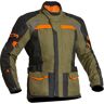 Lindstrands Transtrand chaqueta textil impermeable para motocicletas - Verde Naranja (48)