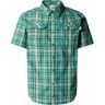 The North Face pine knot camisa montaña manga corta hombre Verde (S)