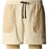 The North Face sunriser 2in1 6in pantalón running hombre Beige (L)