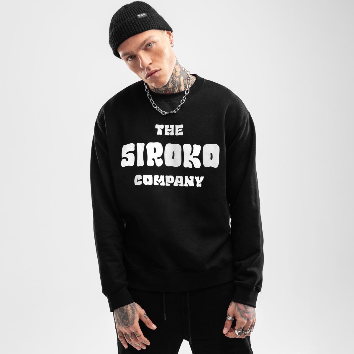 Sudadera sin Capucha con Cuello Redondo Siroko  Bond (XS)